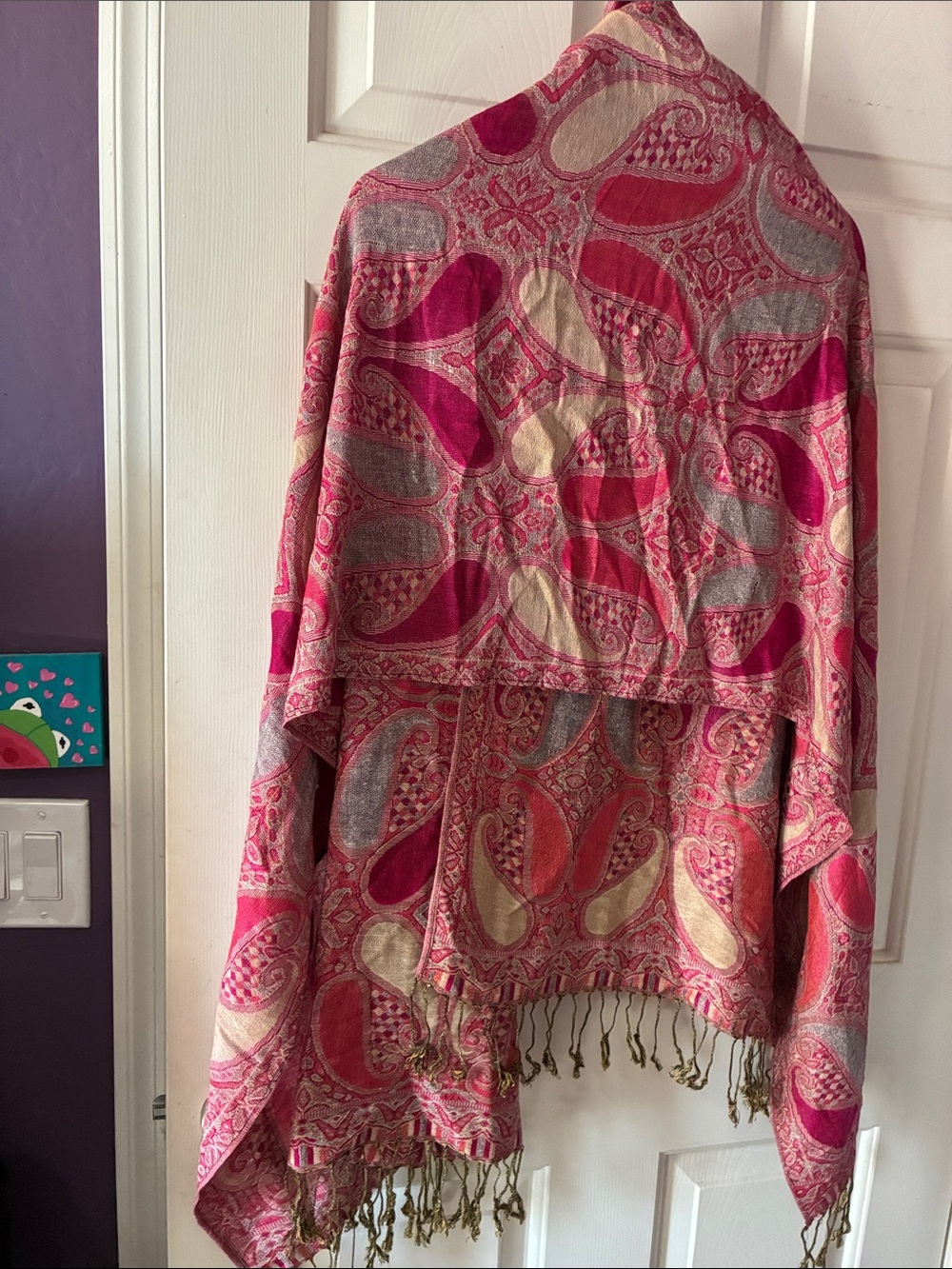 SILK-BLEND PAISLEY PASHMINA